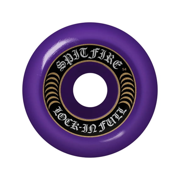 Spitfire F4 Lock-In Full Skateboard Wheels 99a 54mm Purple