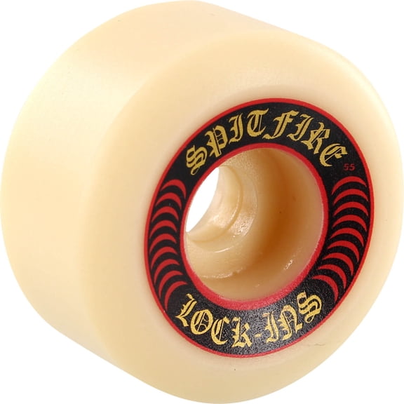 Spitfire F4 Lock Ins Skateboard Wheels 101a 55mm White/Red