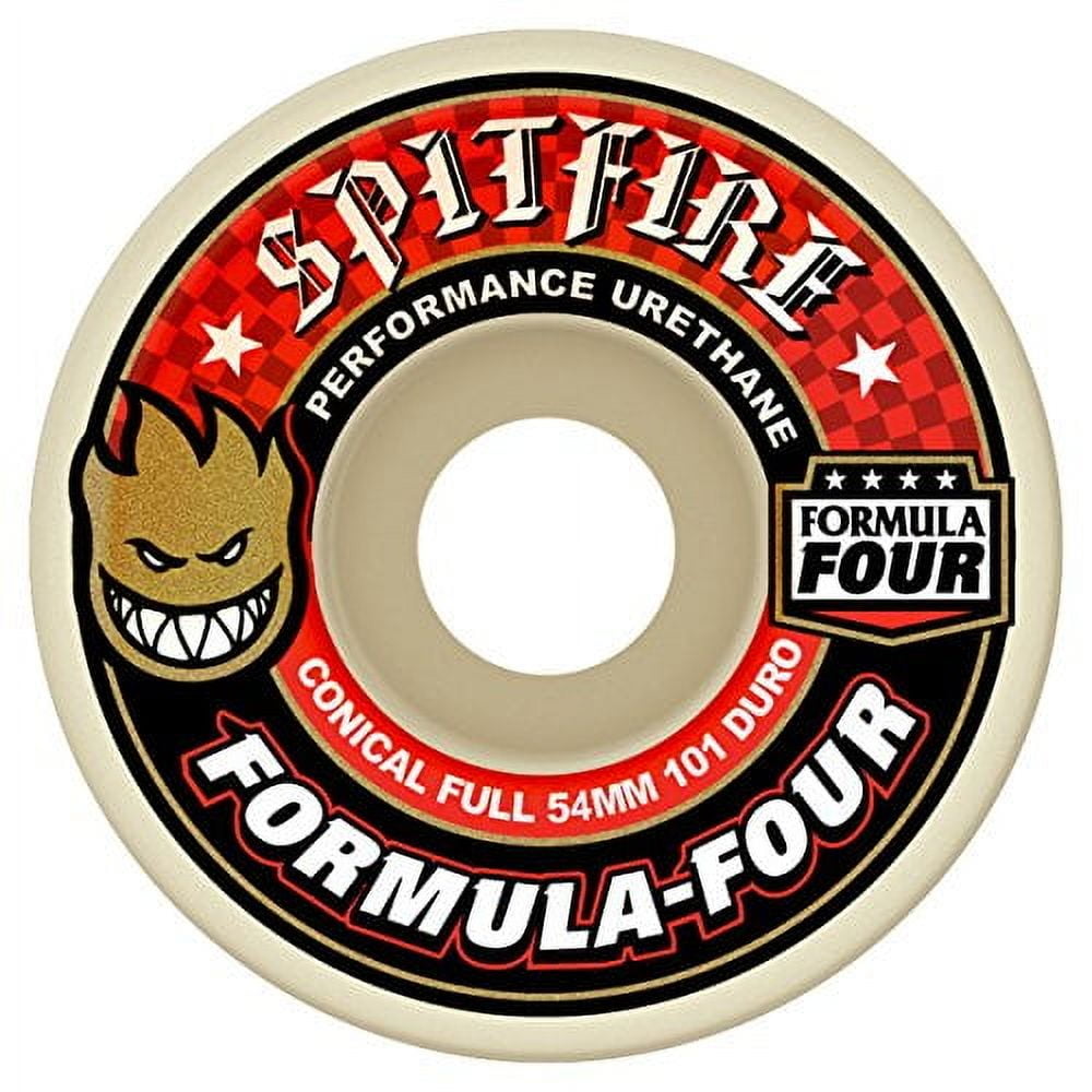 スケートボード SPITFIRE FORMULA FOUR 101 DURO 52mm Spitfire Formula Four Conical Full 101du Skateboard Wheel