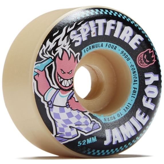 Spitfire Foy F4 Conical Full Wheels Set Purple Natural 52mm/99a