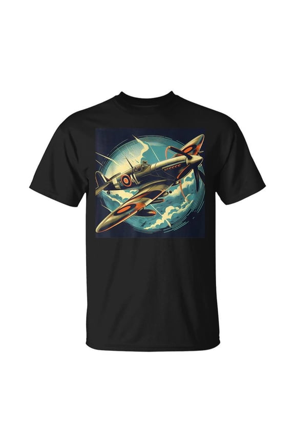 Spitfire Iconic Ww2 Airplane Warbird TShirt