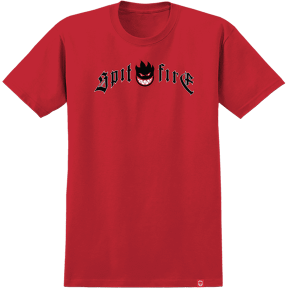 Spitfire Immortal Fire Yth Ss Xl- Red/Blk/Wht