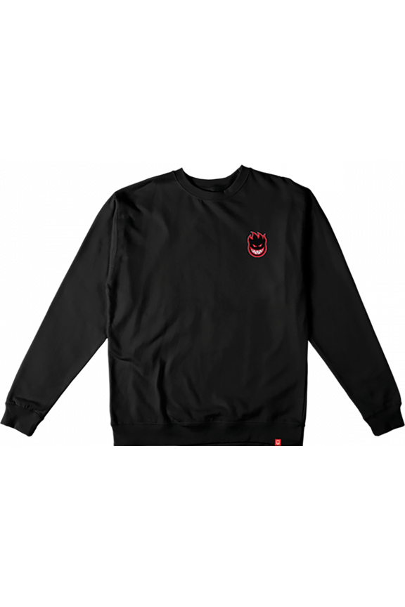 Lil Bighead Fill Black Crew Neck Sweatshirt - X-Large