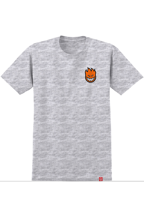 Lil Bighead Fill Ss S-Ash Grey/Org