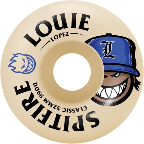 Spitfire Lopez Burn Squad Skateboard Wheels 99a 52mm Natural