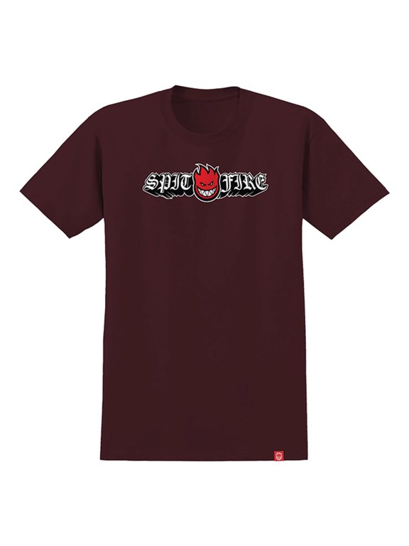 Old E Drop Bighead Burgundy / Red / Black / White Short Sleeve T-Shirt L