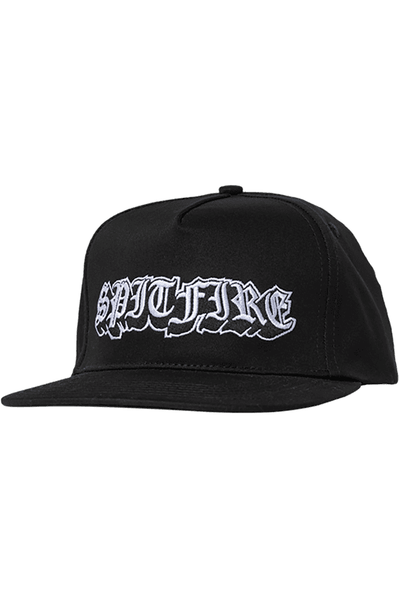 Old E Drop Hat Black White