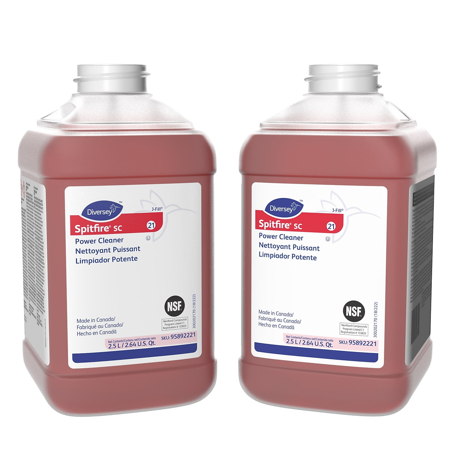 Spitfire SC Multipurpose Cleaner for Diversey J-Fill Pine 167342