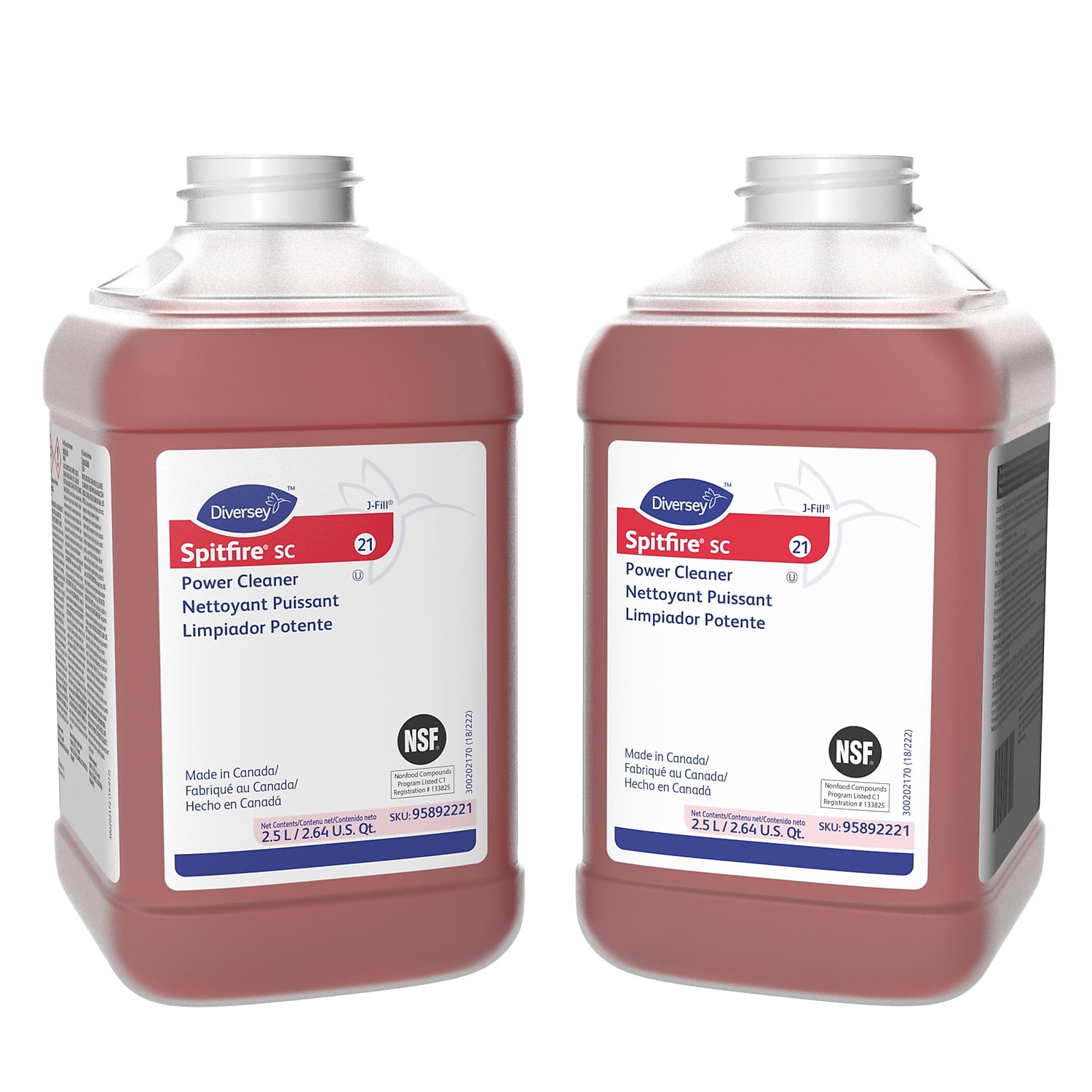 Spitfire SC Multipurpose Cleaner for Diversey J-Fill Pine 167342 ...