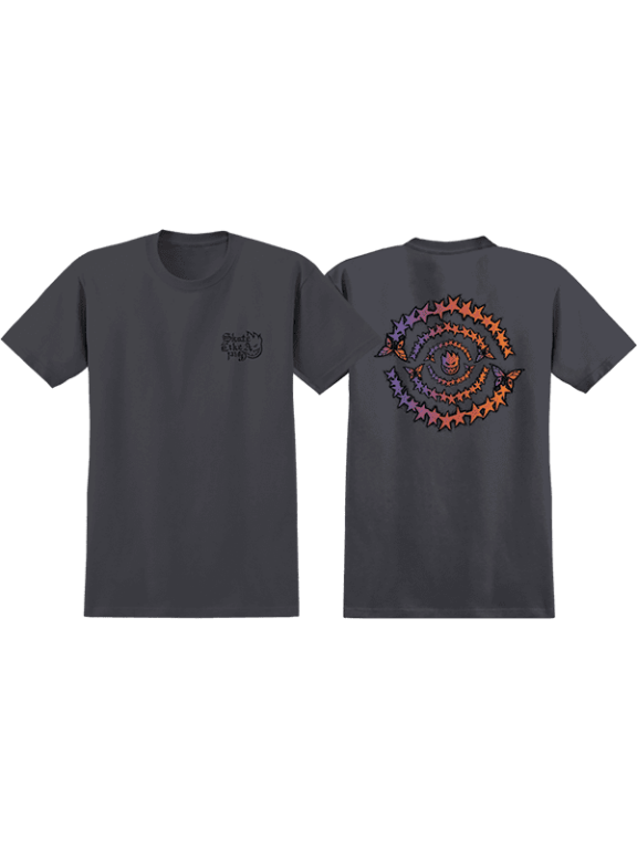 Slag Evolution Girls Short Sleeve Charcoal - Size S