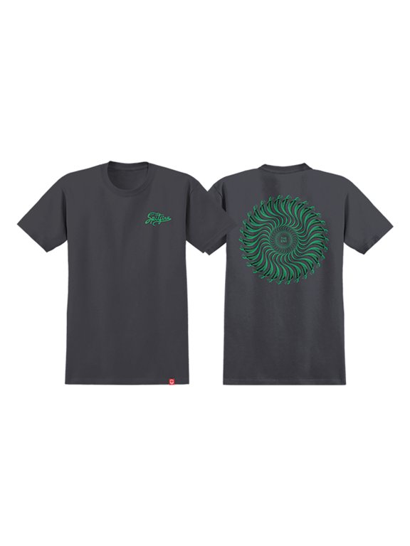 Snake Classic Charcoal / Green / Black Short Sleeve T-Shirt S