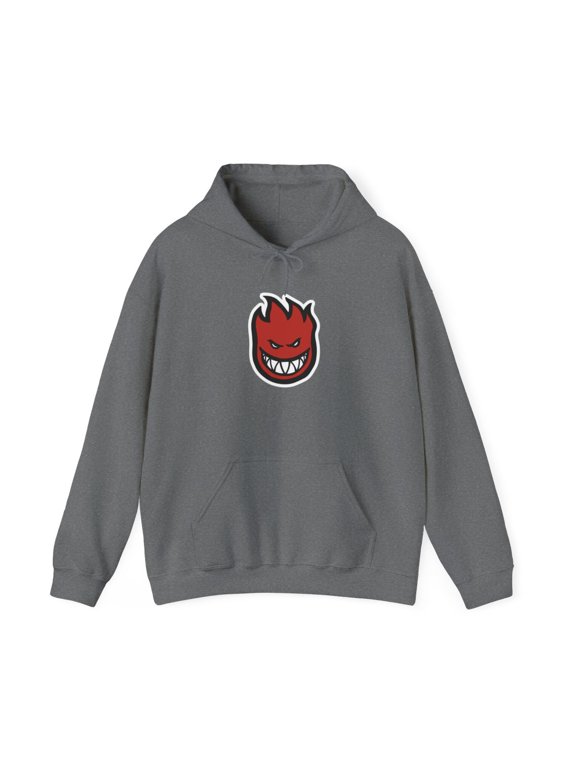 Spitfire Wheels Design Skateboards Skate Hoodie Unisex Sweatshirt Colors - Graphite Heather / L