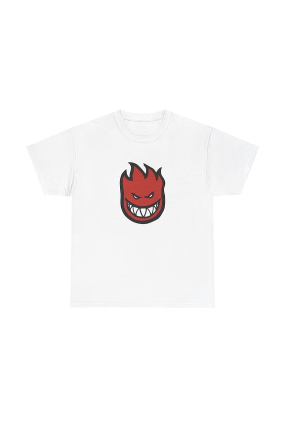 Spitfire Wheels Skateboard Classic Skate Design Premium T Shirt Print Many Colors - White / L