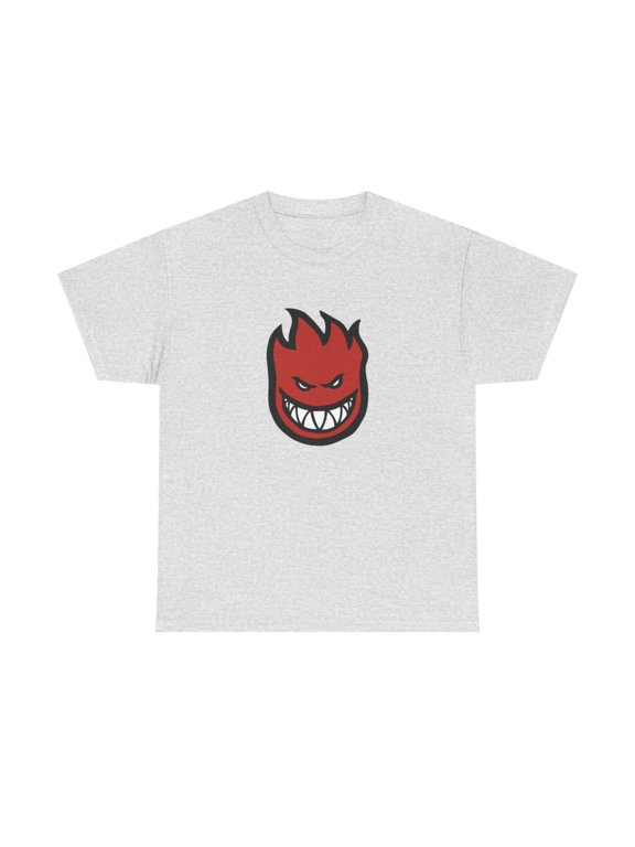 Spitfire Wheels Skateboard Classic Skate Design Premium T Shirt Print Many Colors - Ash / XL