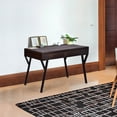 thumbnail image 1 of Spitiko Homes 2 Drawer console table walnut Wood & Metal  / 45.25x21.5x30, 1 of 5