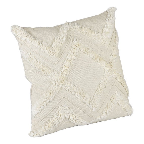 Spitiko Homes Cotton Cushion Natural18x18