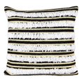 thumbnail image 1 of Spitiko Homes Cotton Cushion Sweet Corn/Black 18x18, 1 of 3