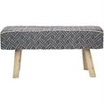 thumbnail image 1 of Spitiko Homes Upholstered Wood Living Room Bench in Black, 1 of 3
