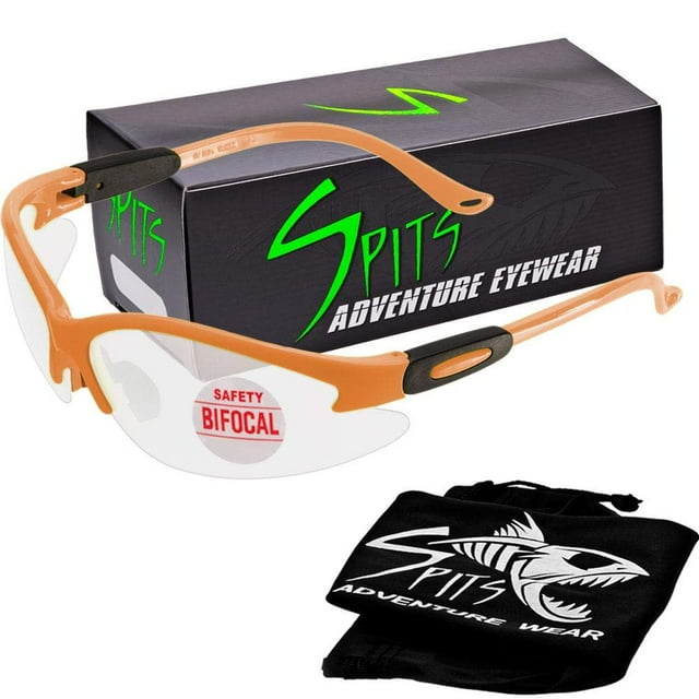 Spits Eyewear Cougar Bifocal Safety Glasses (Magnifier: 1.00, Frame
