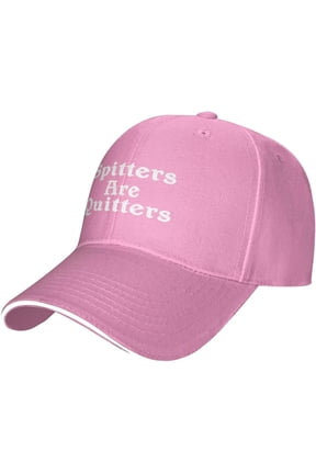 Spitters are Quitters Baseball Hat Unisex Classic Adjustable Sandwich Baseball Cap