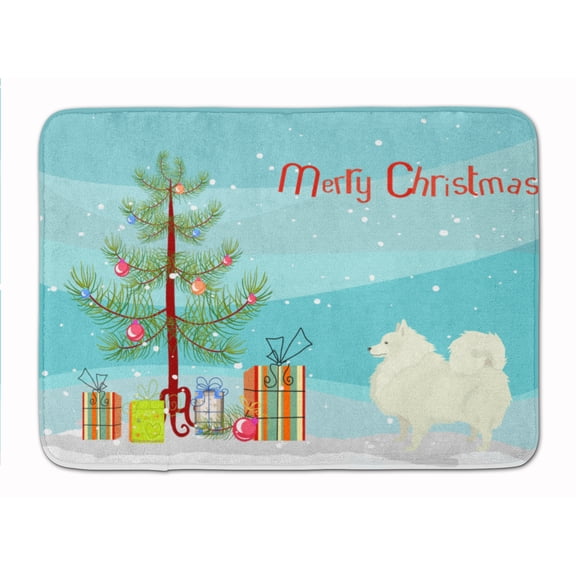 Spitz Christmas Tree Machine Washable Memory Foam Mat