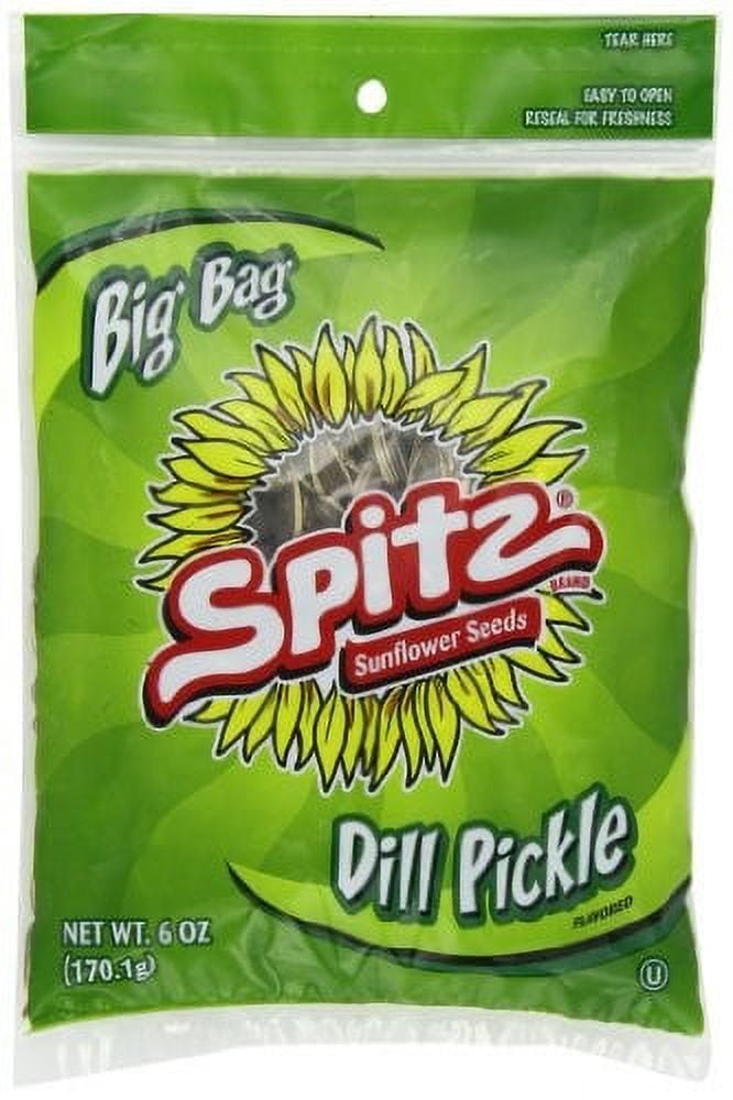Spitz Dill Pickle Flavored SuNFLower Seeds, 6 oz