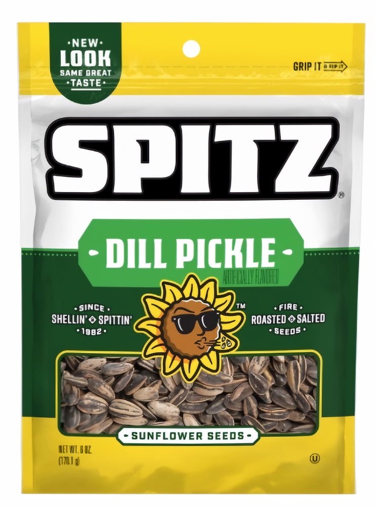 Spitz Dill Pickle Sunflower Seeds (Pack of 48)