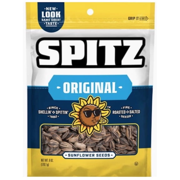 Spitz Original Flavored Sunflower Seeds 6 oz (Pack of 32)