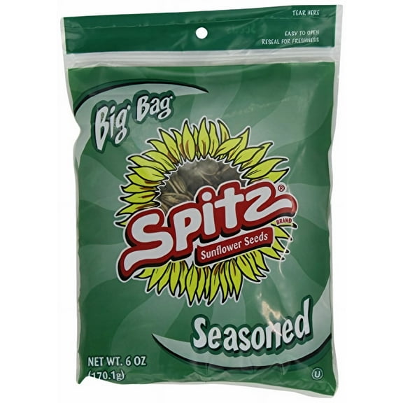 Spitz Seasoned Sunflower Seeds 6 oz (Pack of 36)