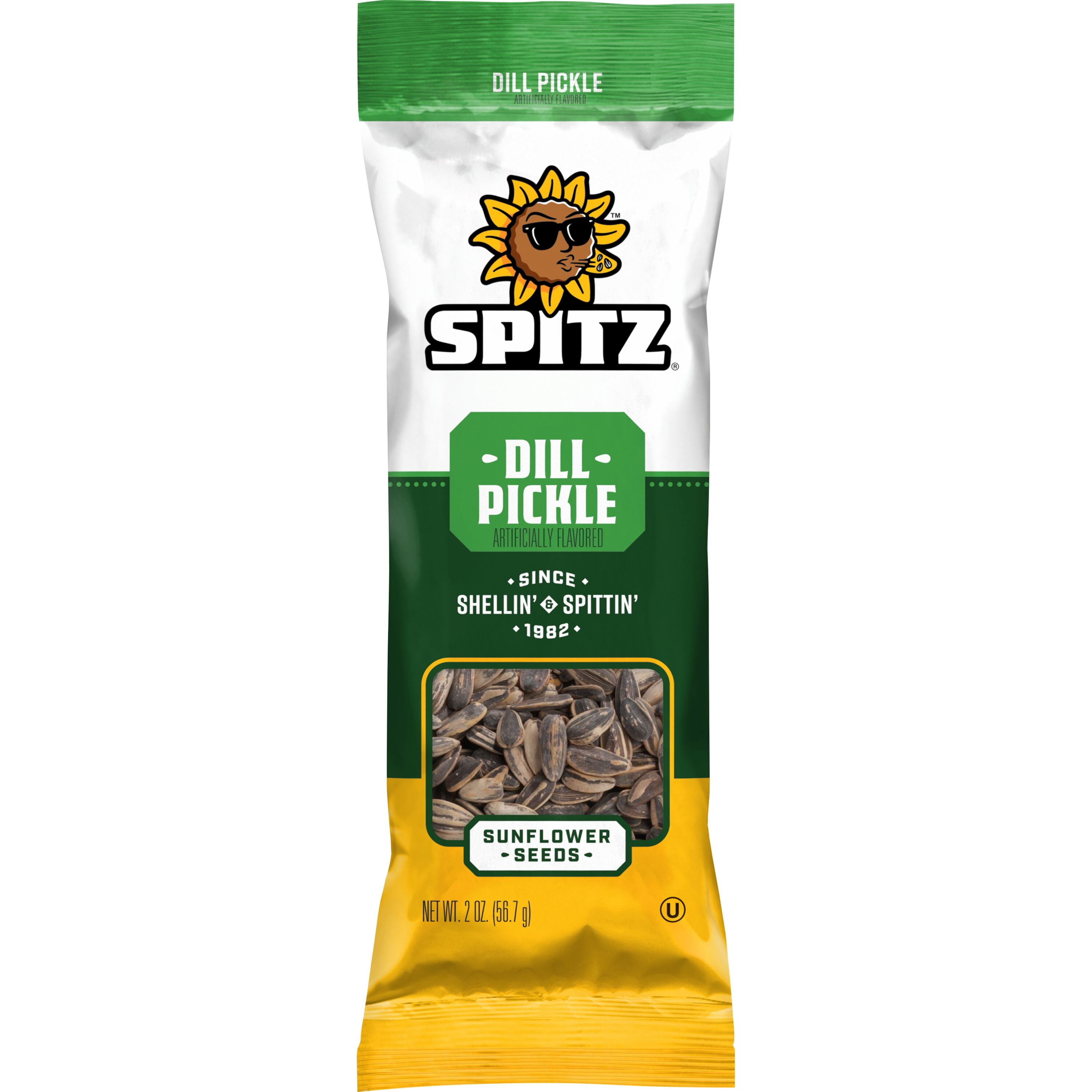 Spitz Dill Pickle Artificially Flavored Sunflower Seeds, 2 oz