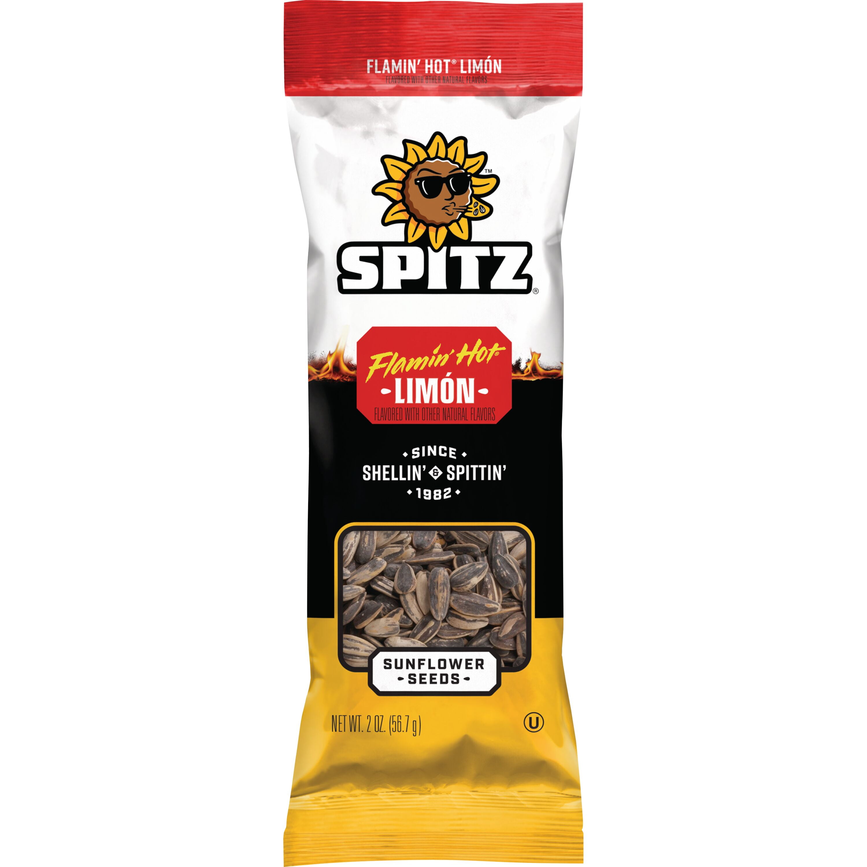 Spitz Sunflower Seeds Flamin' Hot Limon, 2 oz Bag