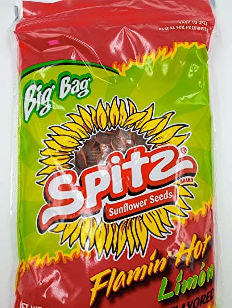 Spitz Sunflower Seeds, Flamin Limon 6oz Bag (Pack of 1)