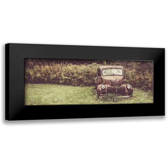 Spivey, Justin 14x7 Black Modern Framed Museum Art Print Titled - Rusty Clearing