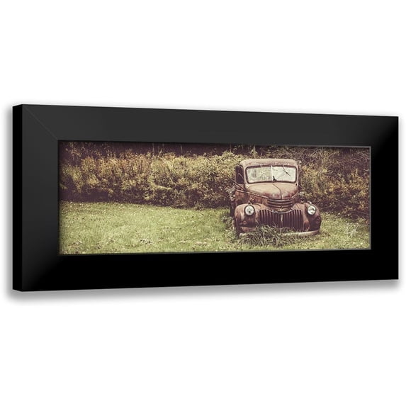Spivey, Justin 18x9 Black Modern Framed Museum Art Print Titled - Rusty Clearing