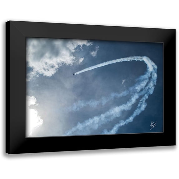 Spivey, Justin 24x17 Black Modern Framed Museum Art Print Titled - Clouded Space