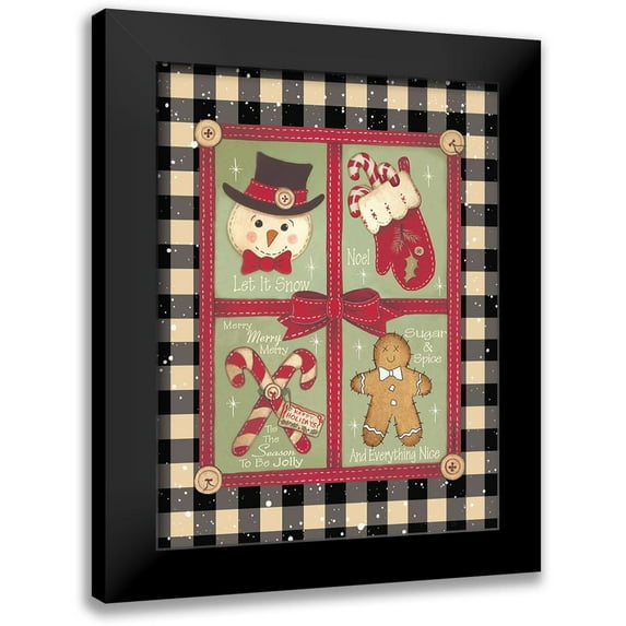 Spivey, Linda 12x14 Black Modern Framed Museum Art Print Titled - Everything Nice