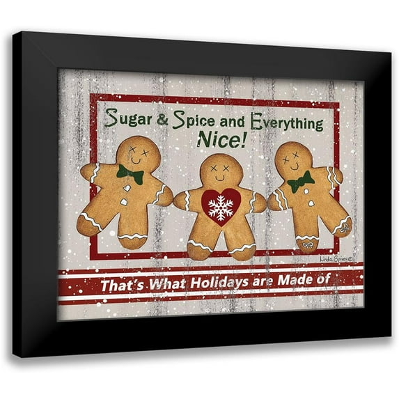 Spivey, Linda 14x12 Black Modern Framed Museum Art Print Titled - Farmhouse Gingerbread