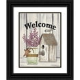 thumbnail image 1 of Spivey, Linda 15x18 Black Ornate Wood Framed with Double Matting Museum Art Print Titled - Welcome Flowers in Jar, 1 of 4
