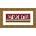 thumbnail image 1 of Spivey, Linda 18x9 Gold Ornate Wood Framed with Double Matting Museum Art Print Titled - Family Blessing, 1 of 4
