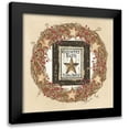 thumbnail image 1 of Spivey, Linda 20x20 Black Modern Framed Museum Art Print Titled - Country Bath Wreath, 1 of 5