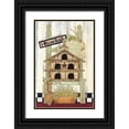 thumbnail image 1 of Spivey, Linda 23x32 Black Ornate Wood Framed with Double Matting Museum Art Print Titled - Garden Chair, 1 of 4