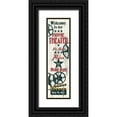 thumbnail image 1 of Spivey, Linda 8x18 Black Ornate Wood Framed with Double Matting Museum Art Print Titled - Movie Night, 1 of 4