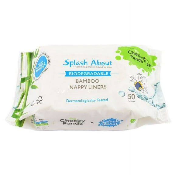 Splash About Biodegradable Swim Nappy Liners - Pack of 50