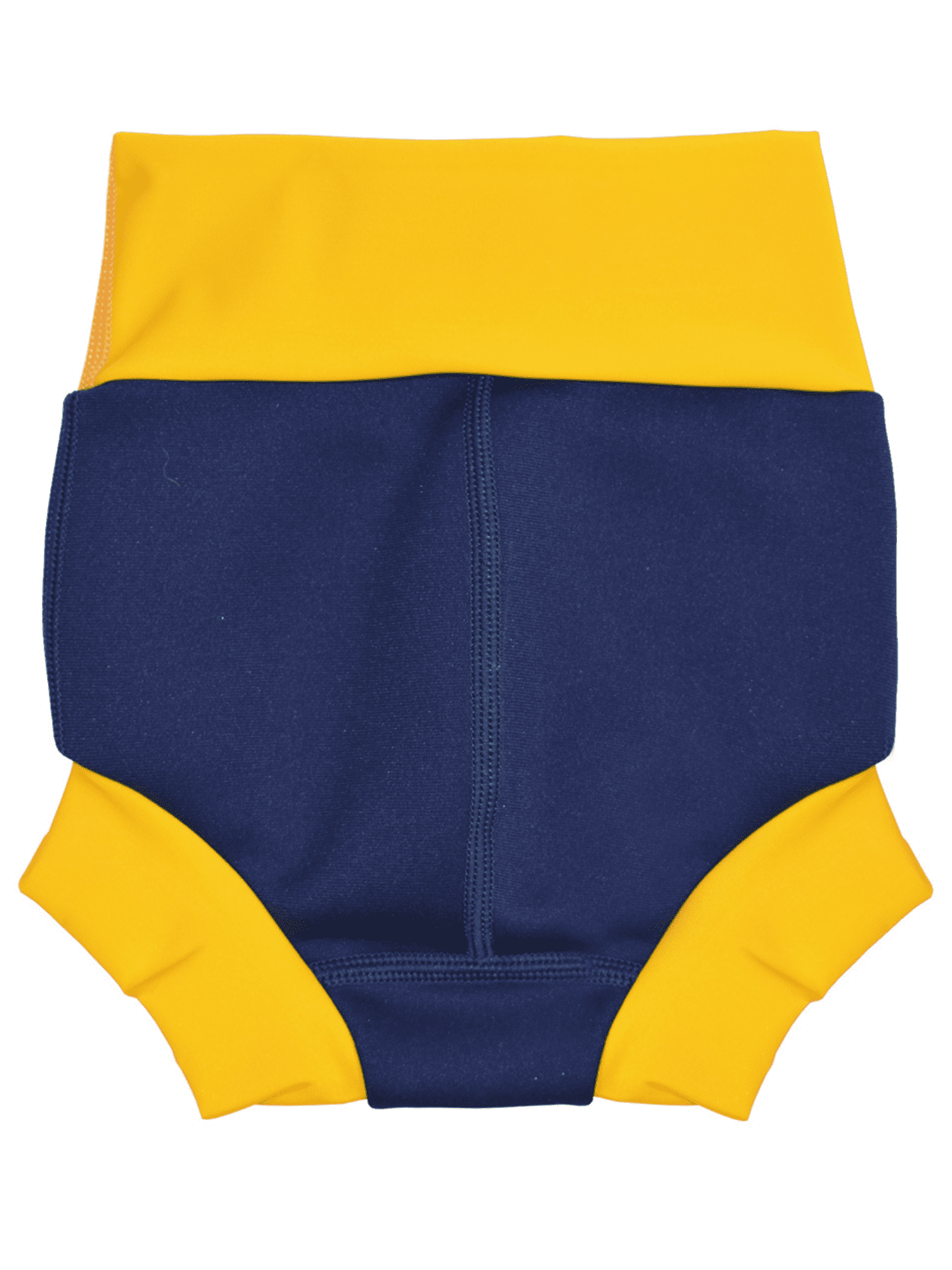 Splash About Unisex Happy Nappy Cloth Swim Diaper, Navy & Yellow 3-4 Years