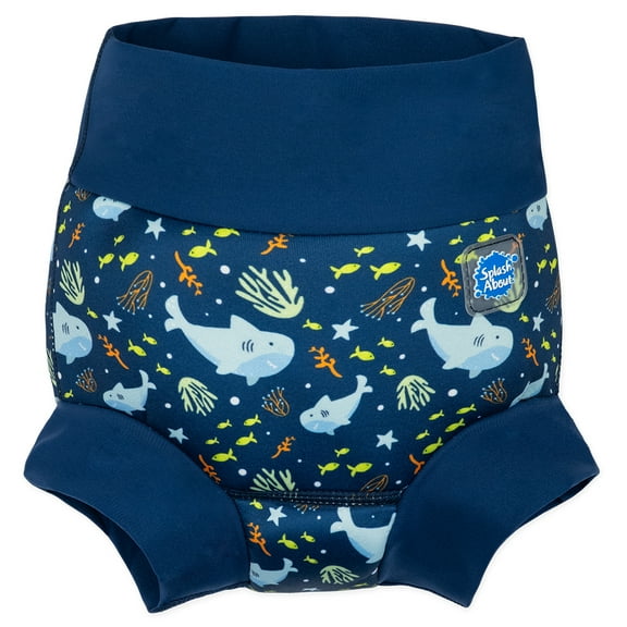 Splash About Boy's Happy Nappy™ Reusable Swim Diaper, Shark Reef, 12-24 Months