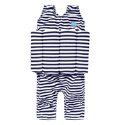 Splash About Boy's Short John Floatsuit Navy/White Stripe 4-6 Years
