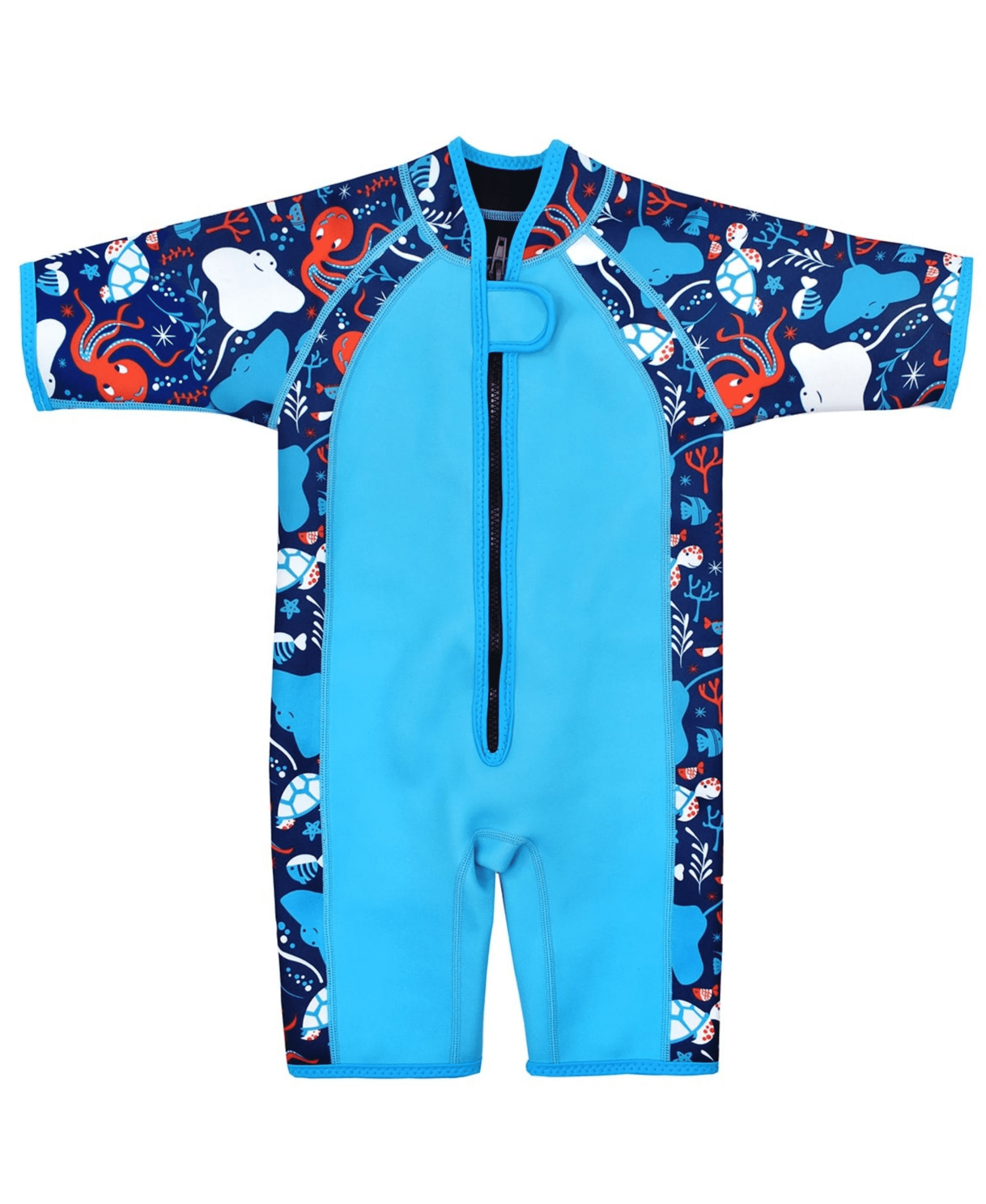 Splash About Boy's Shorty Wetsuit, Under The Sea 4-6 Years