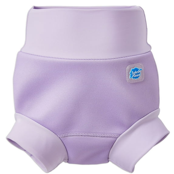 Splash About Girl's Happy Nappy Reusable Swim Diaper, Lilac, 4-5 Years