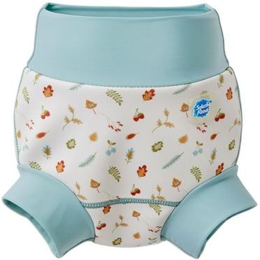 Splash About Girl's Happy Nappy Cloth Swim Diaper, Little Acorns, 6-12 Months