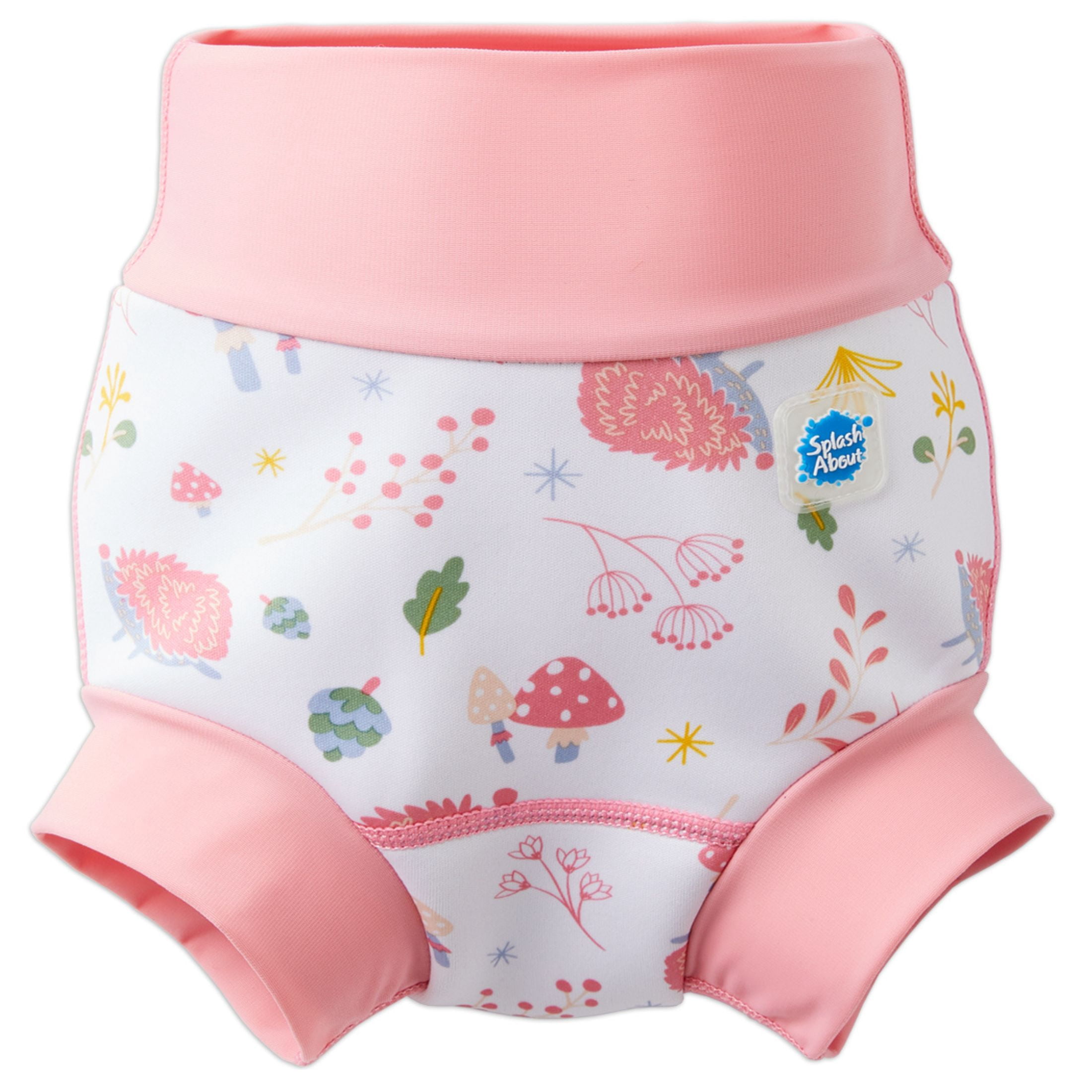 Splash About Girl's Happy Nappy Reusable Swim Diaper, Forest Walk, 6-12 Months